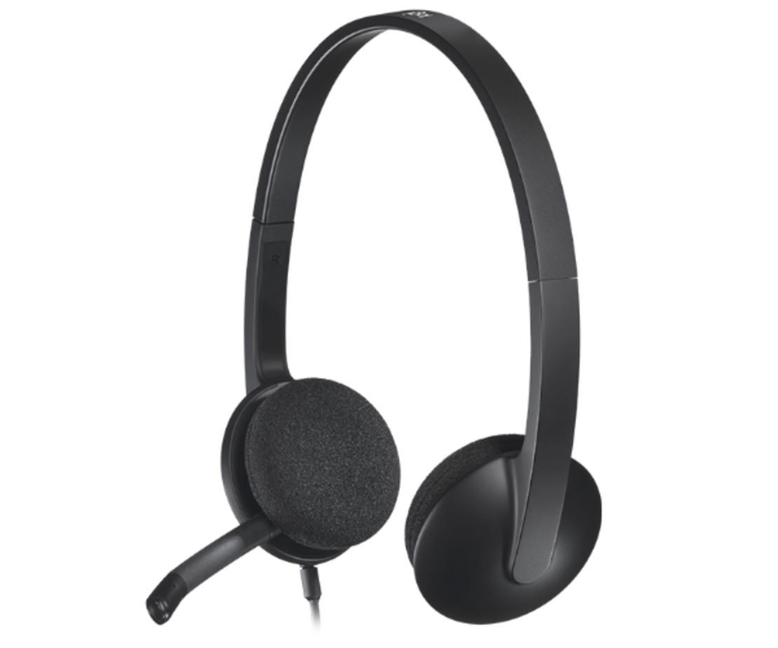 אוזניות Logitech USB Headset H340 With Microphone