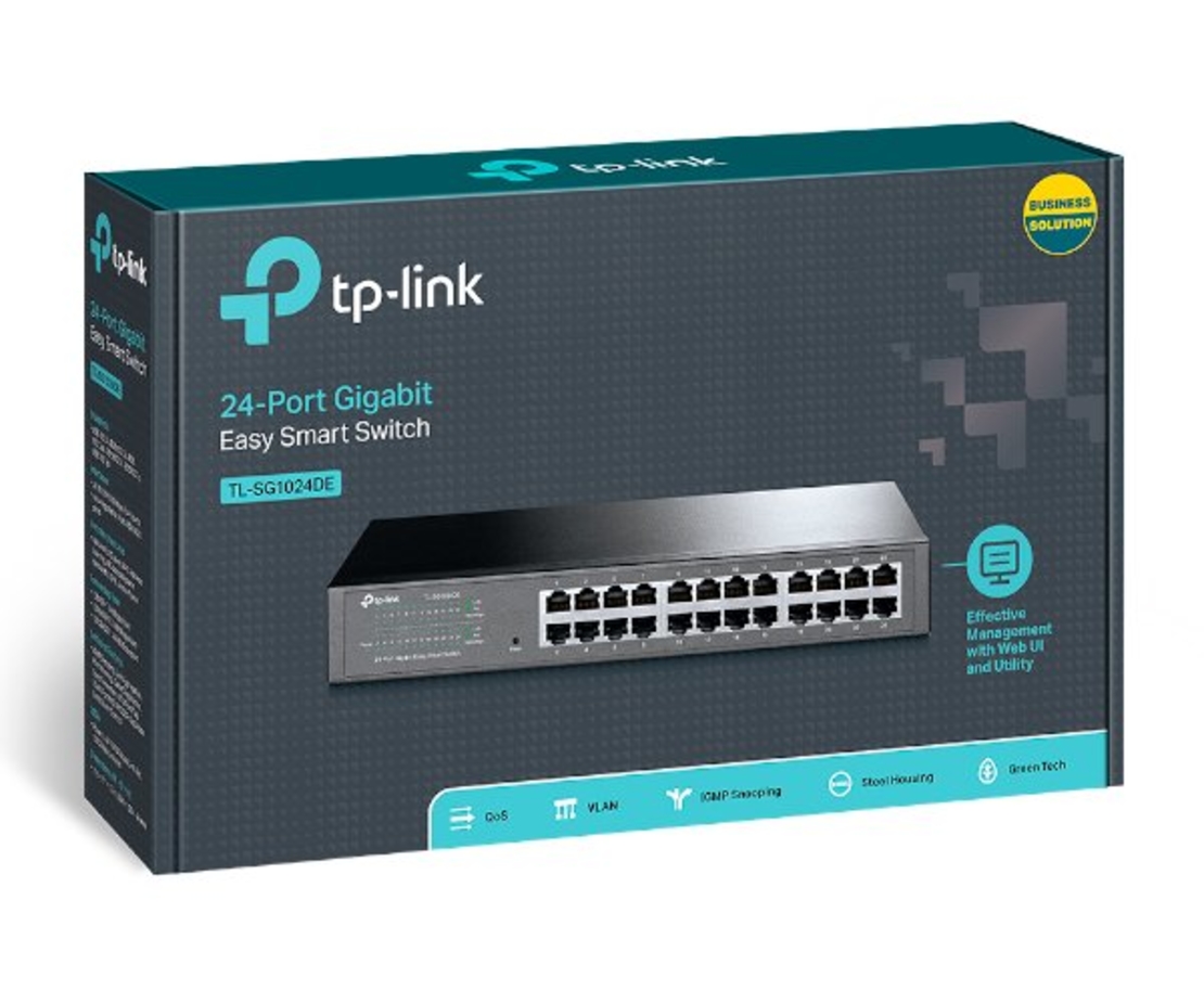 סוויץ' TPLINK TL-SG1024 24 PortDesktop&Rackmount Switch 1G