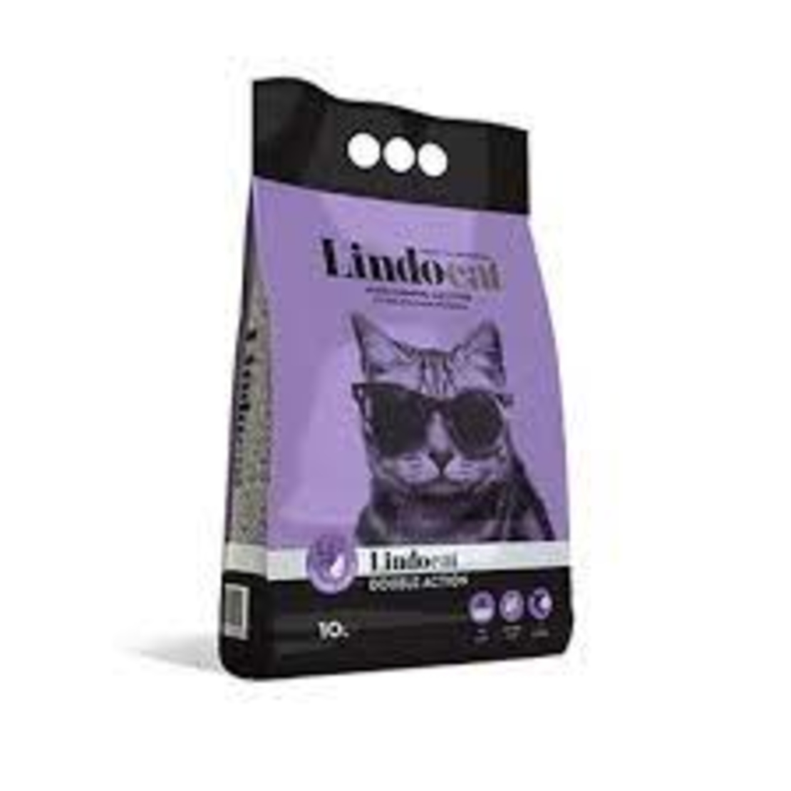 חול לינדו קט מתגבש וריחני לחתול - Lindocat פעולה כפולה 10 ליטר