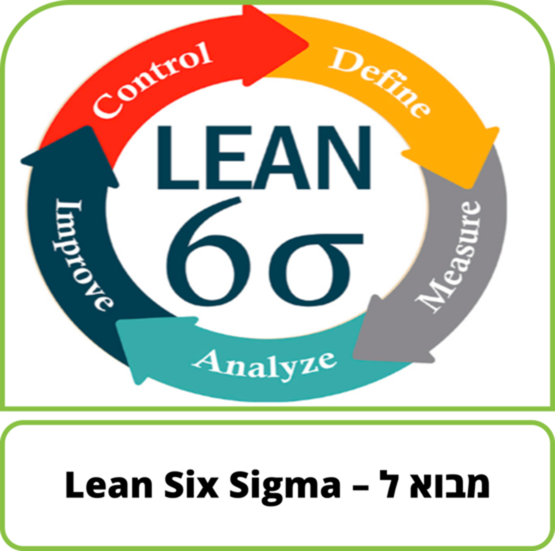 קורס דיגיטלי - מבוא ל - Lean Six Sigma - חגורה לבנה