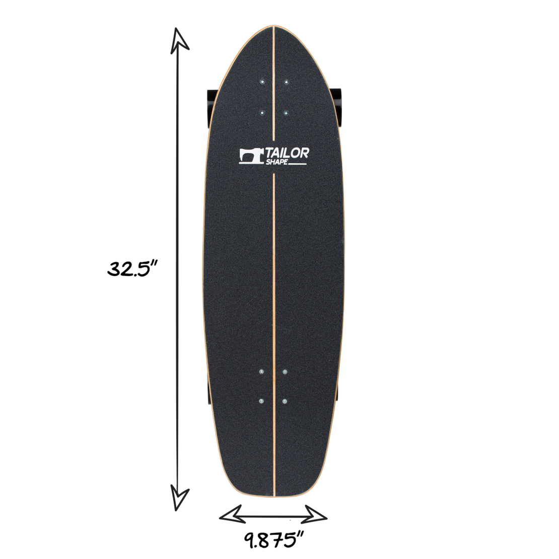 סקייטבורד סרף סקייט - מדמה גלישה Legian black SurfSkate 