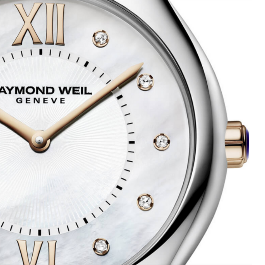 שעון Raymond Weil Noemia Ladies Quartz 10 Diamond Rose Gold Watch