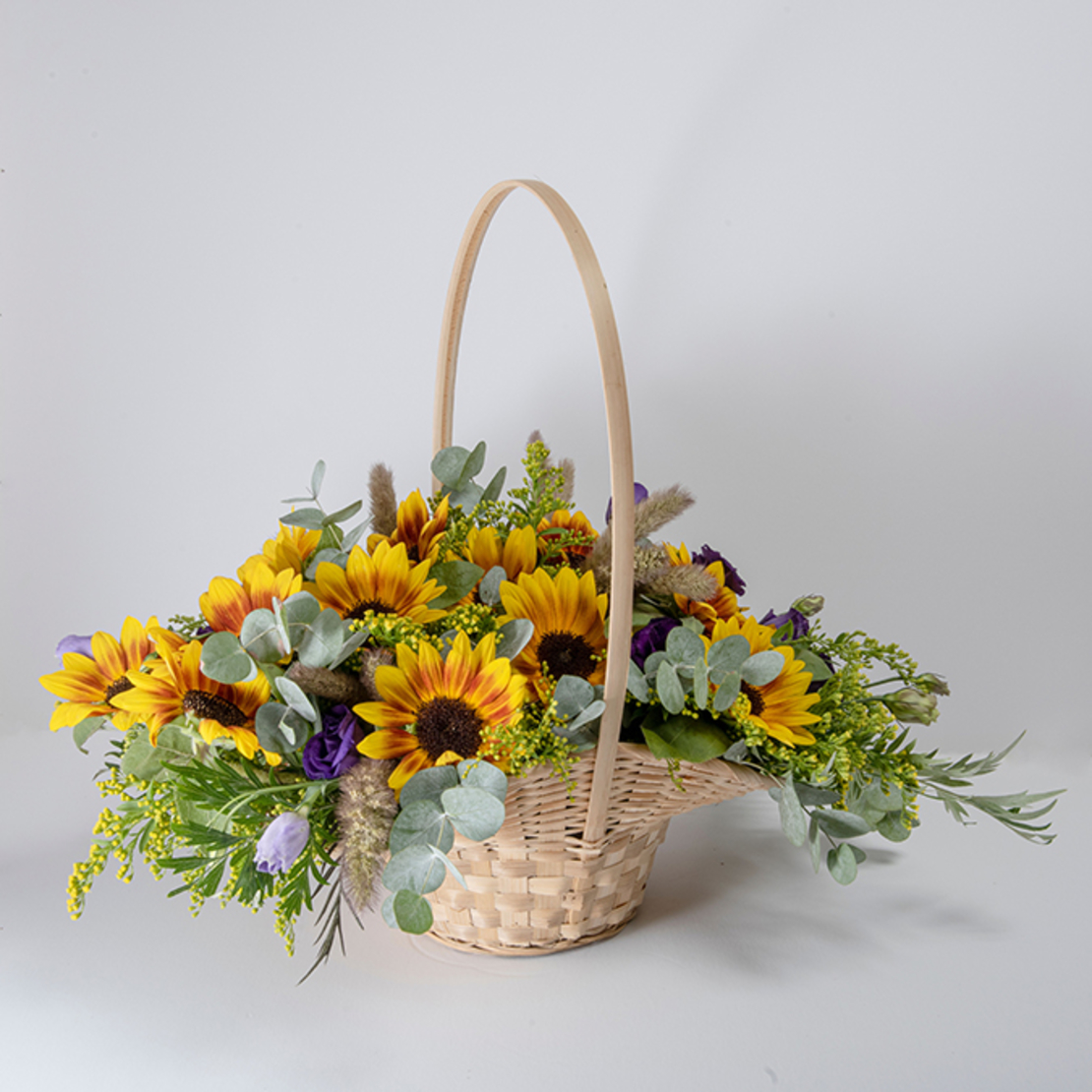 Sunflower Basket Arrangement