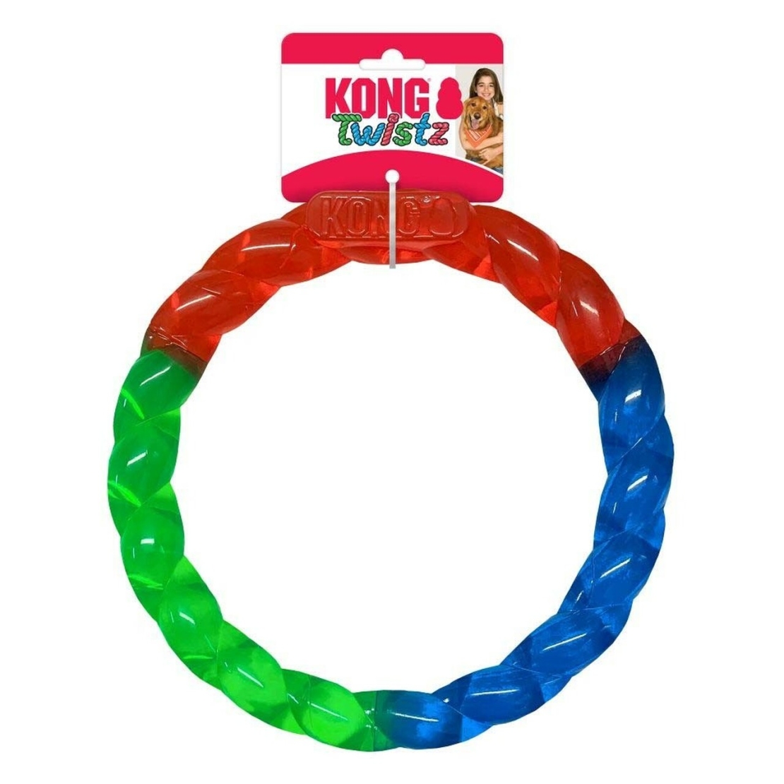 צעצוע לכלב - קונג טבעת מגומי נשכן