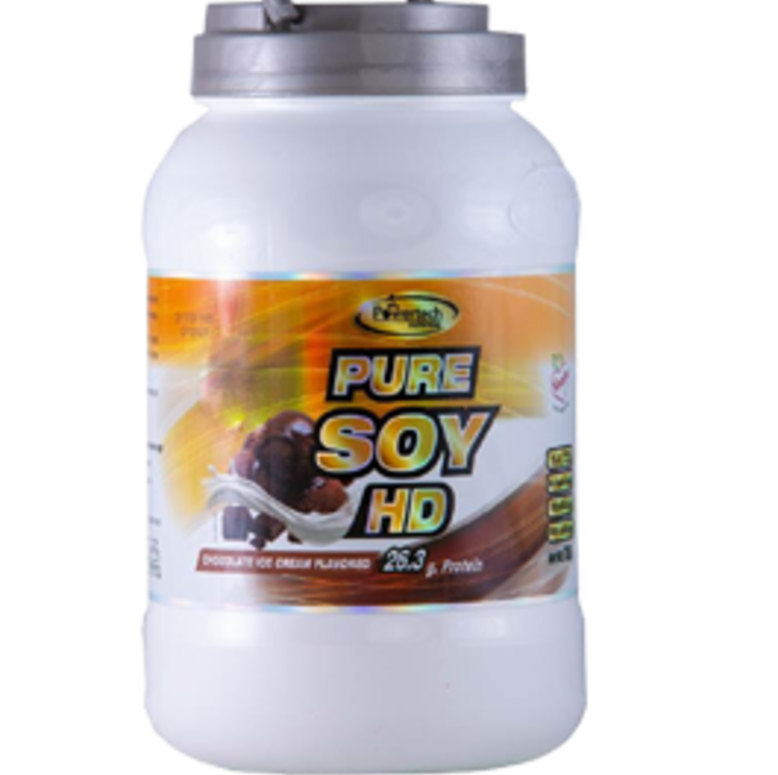 אבקת חלבון טבעונית סויה PURE SOY HD POWERTECH NUTRITION, אבקת חלבון טבעונית 700 גרם, כשר בד