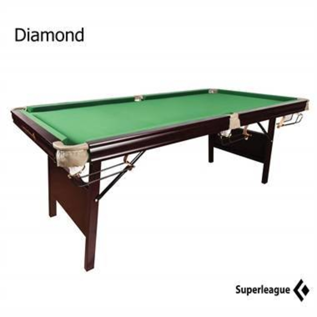 שולחן ביליארד מתקפל 6 פיט SuperLeague Diamond