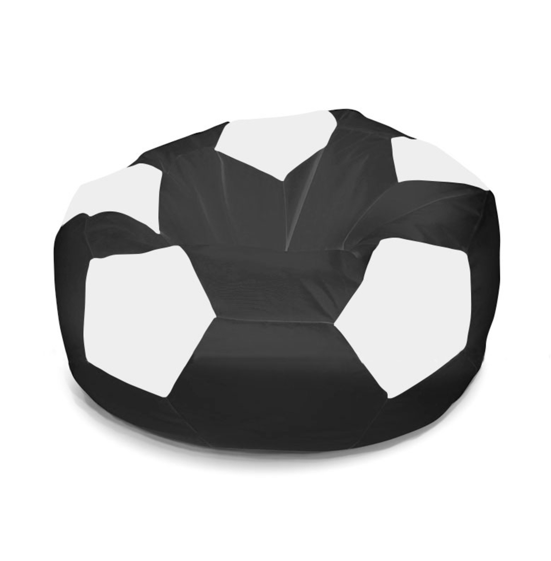 פוף כדורגל - שחור לבן