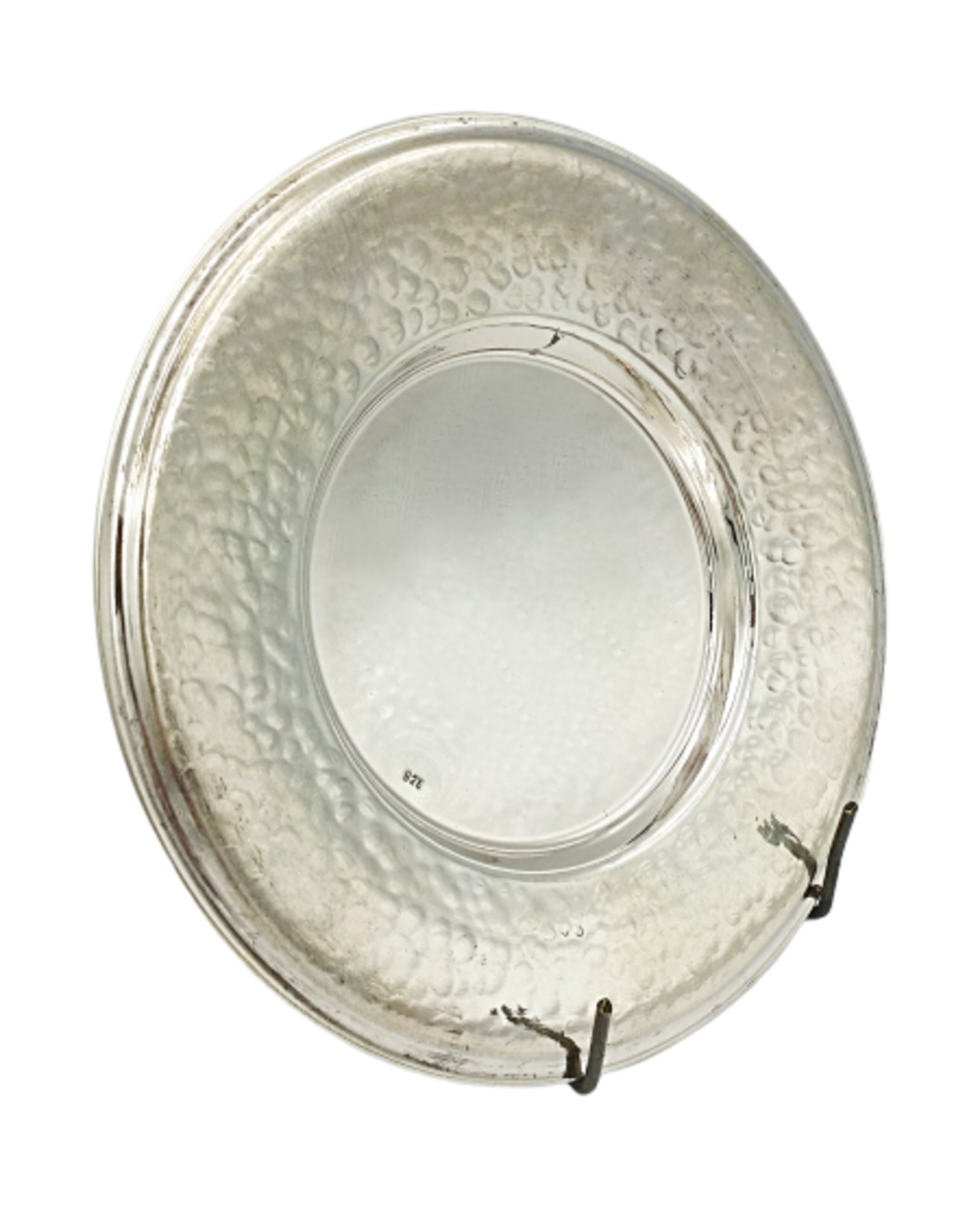 A plate for kiddush cup S hammer pure silver