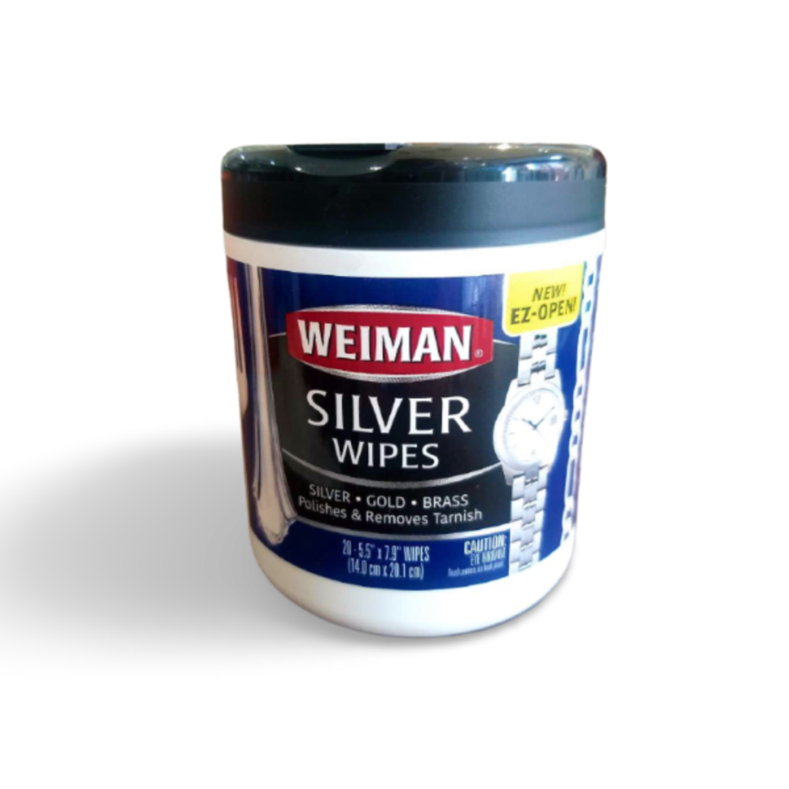 Wipes for cleaning silverware