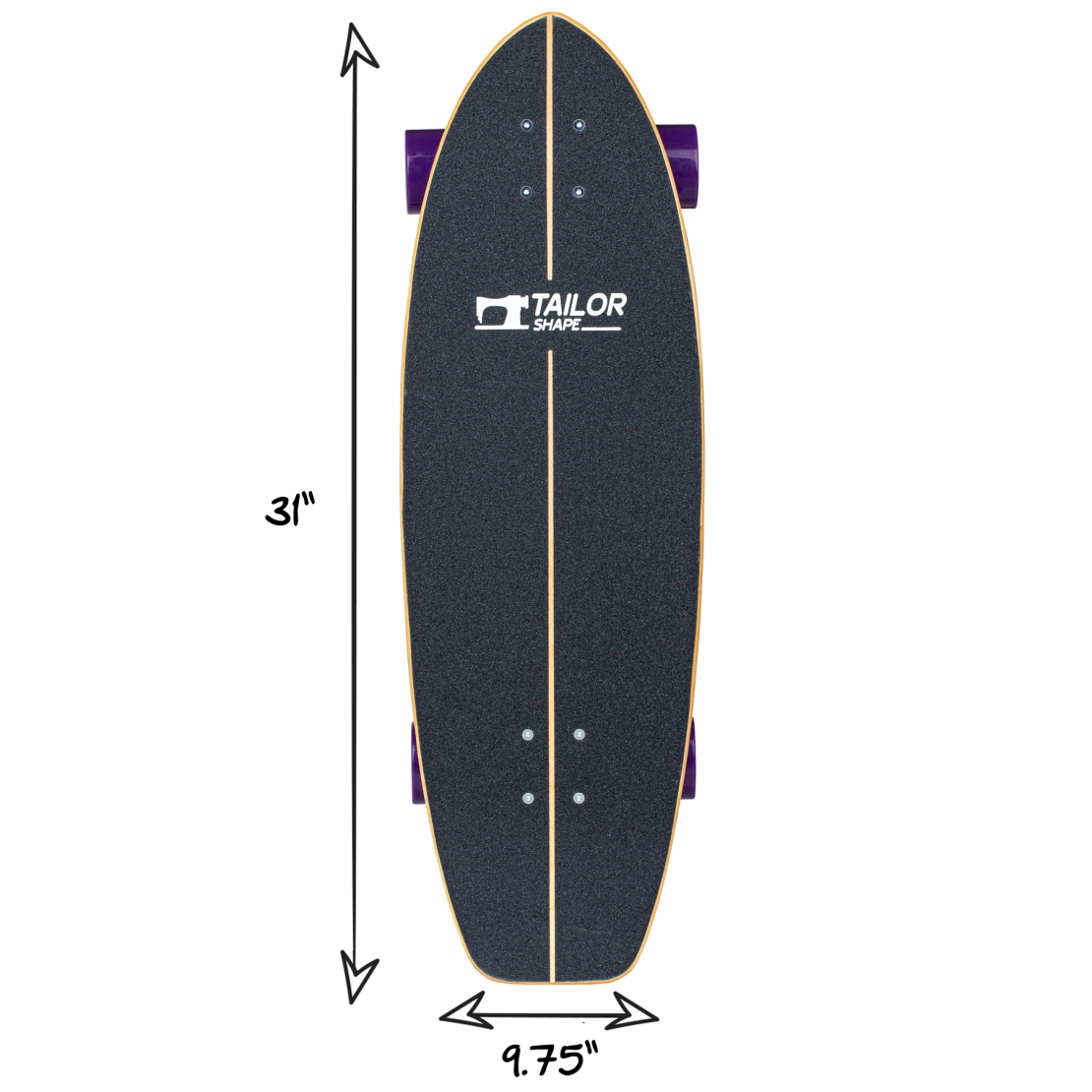 סקייטבורד סרף סקייט - מדמה גלישה - TankTop Pro SurfSkate 