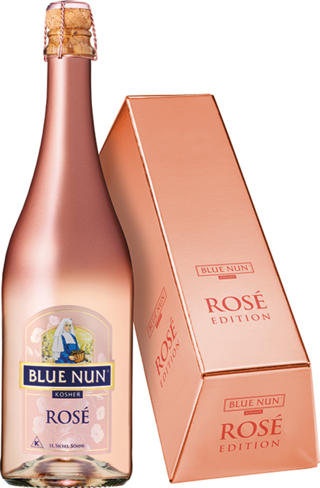 Blue Nun Sparkling Rosé in an Elegant Box | Kosher