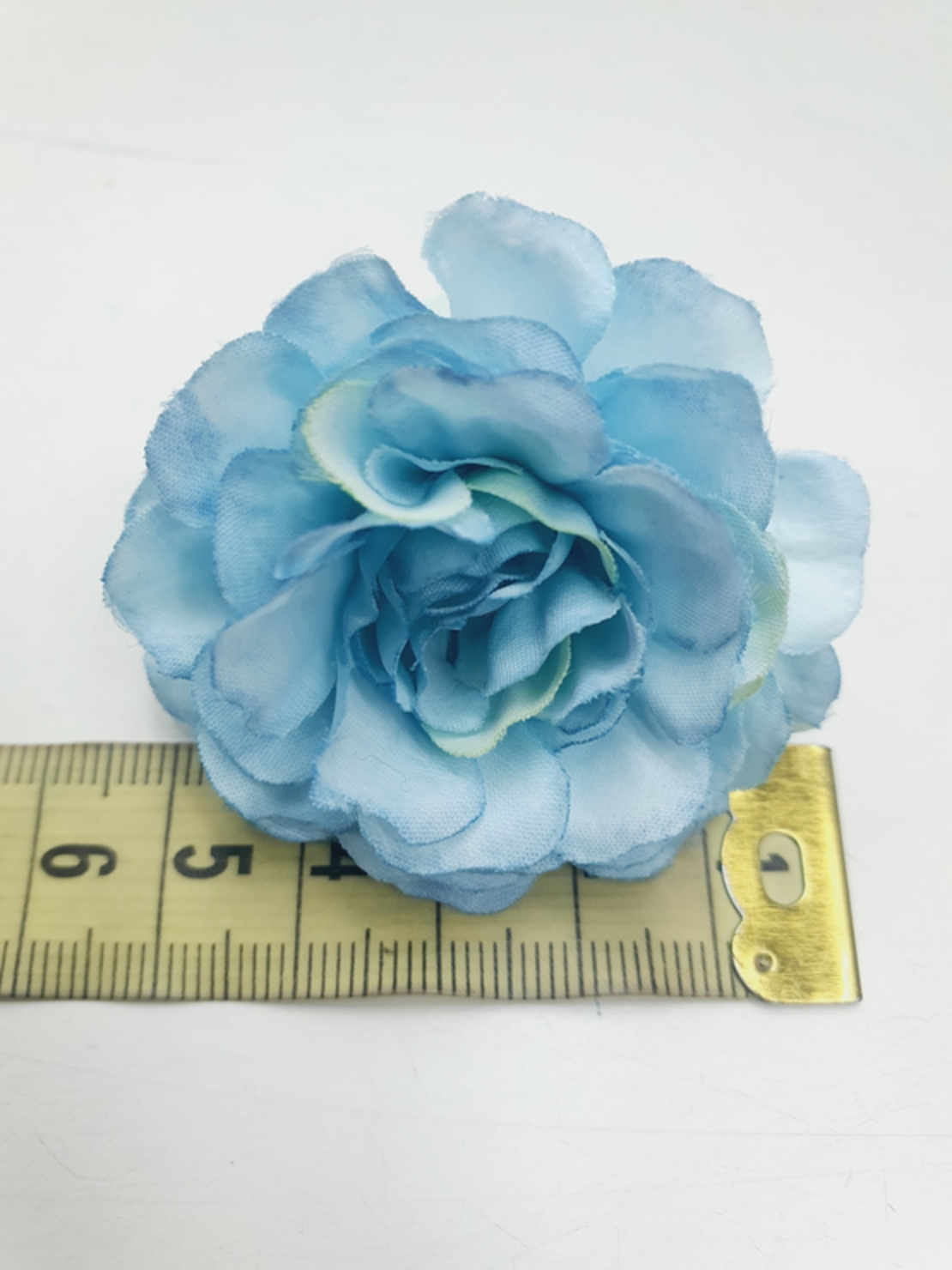 פרח משי צבע טורקיז מארז של 3 יחידות 