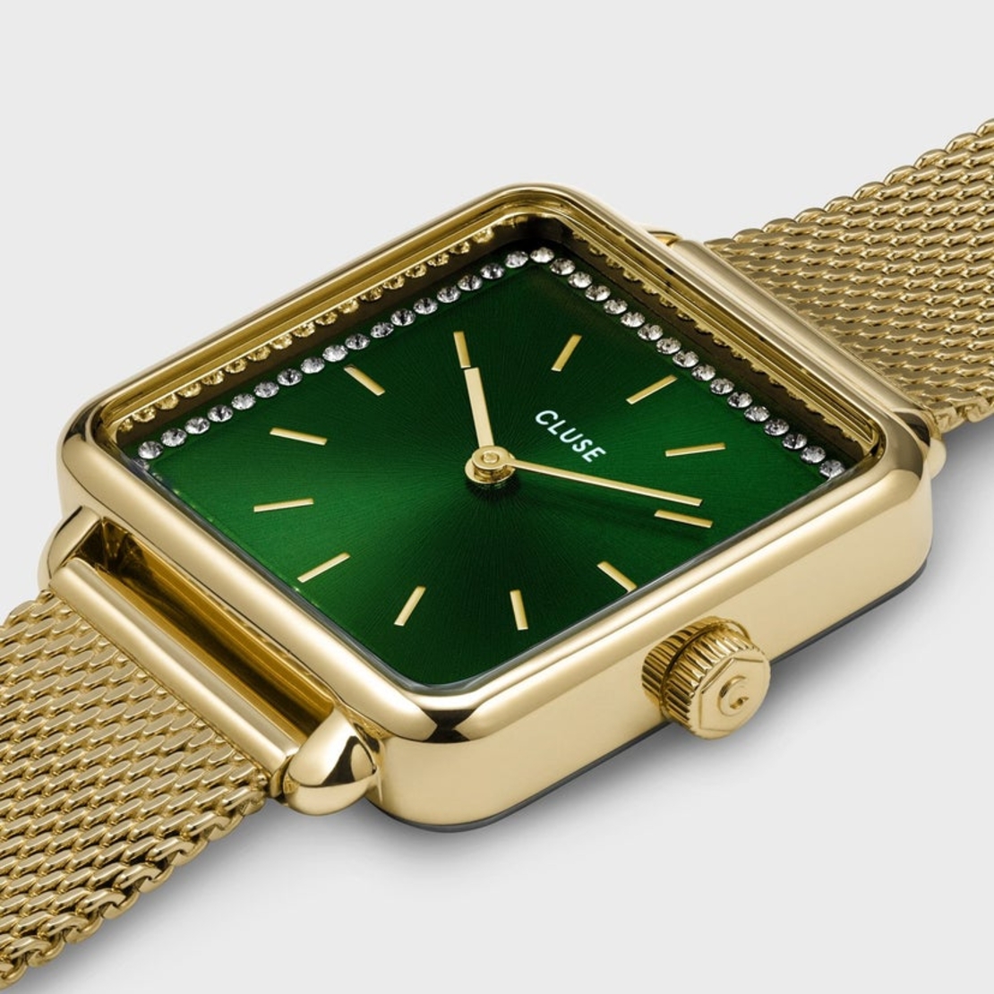 Gift box la tétragone watch & slider bracelet shop gold colour