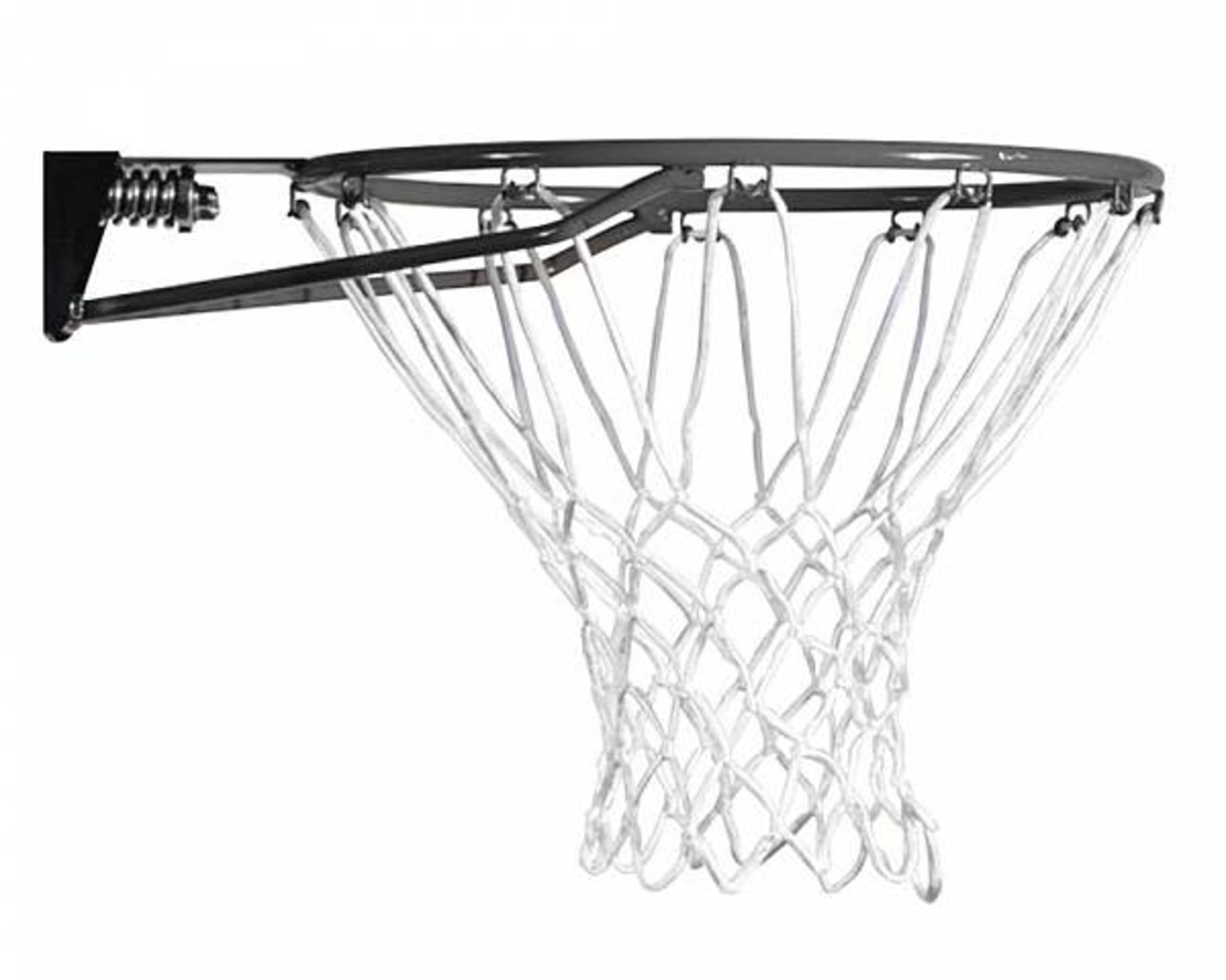 חישוק כדורסל מקצועי שחור עם קפיץ SWAGER 3051