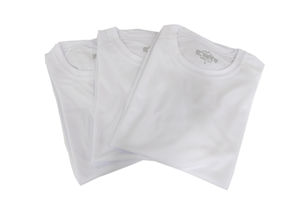 3 חולצות דרייפיט לבן