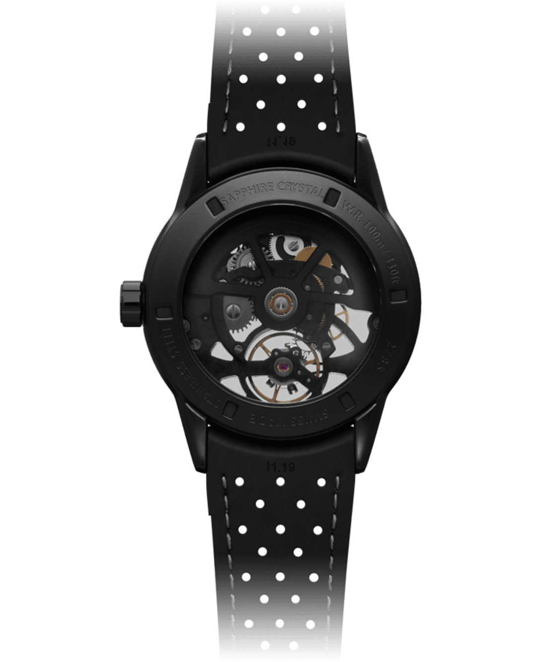 Freelancer Calibre RW1212 Skeleton Men's Automatic Black Watch, 42mm 2785-BKR-20000