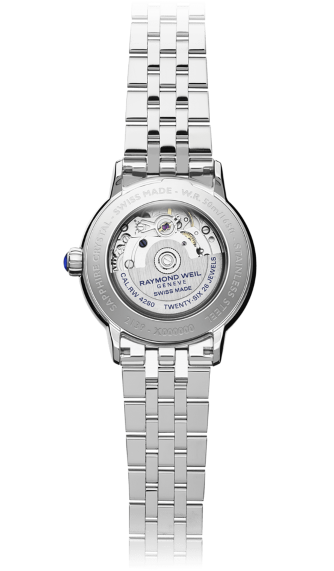 Maestro Ladies Automatic Moon phase Mother-of-Pearl Diamond Watch, 34mm 2139-ST-00965