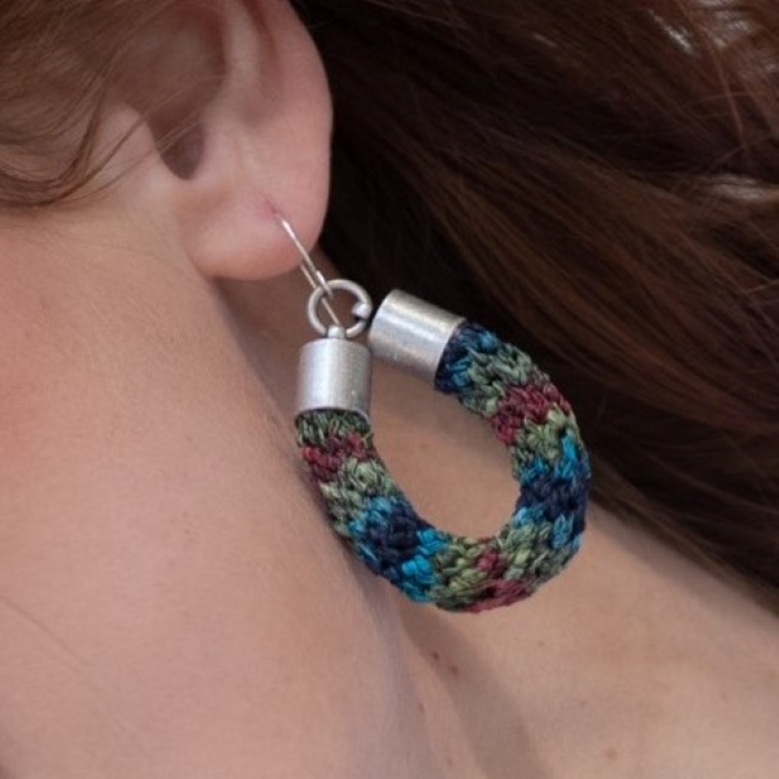 Crocheted earrings