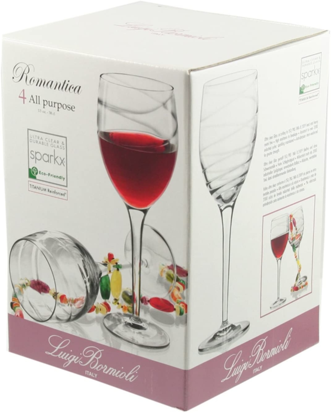 Romantica all purpose 380 ml wine glass luigi bromioli