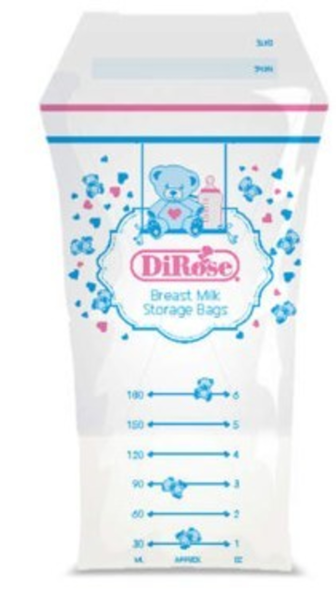 שקיות אחסון והקפאת חלב אם DiRose