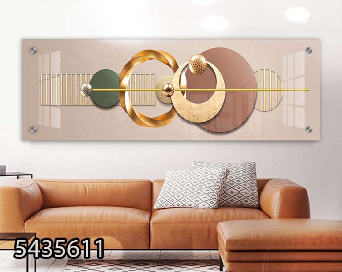 תמונת זכוכית תלת מימד פנורמית מיוחדת לסלון לפינת אוכל או למשרד  דגם-5435611