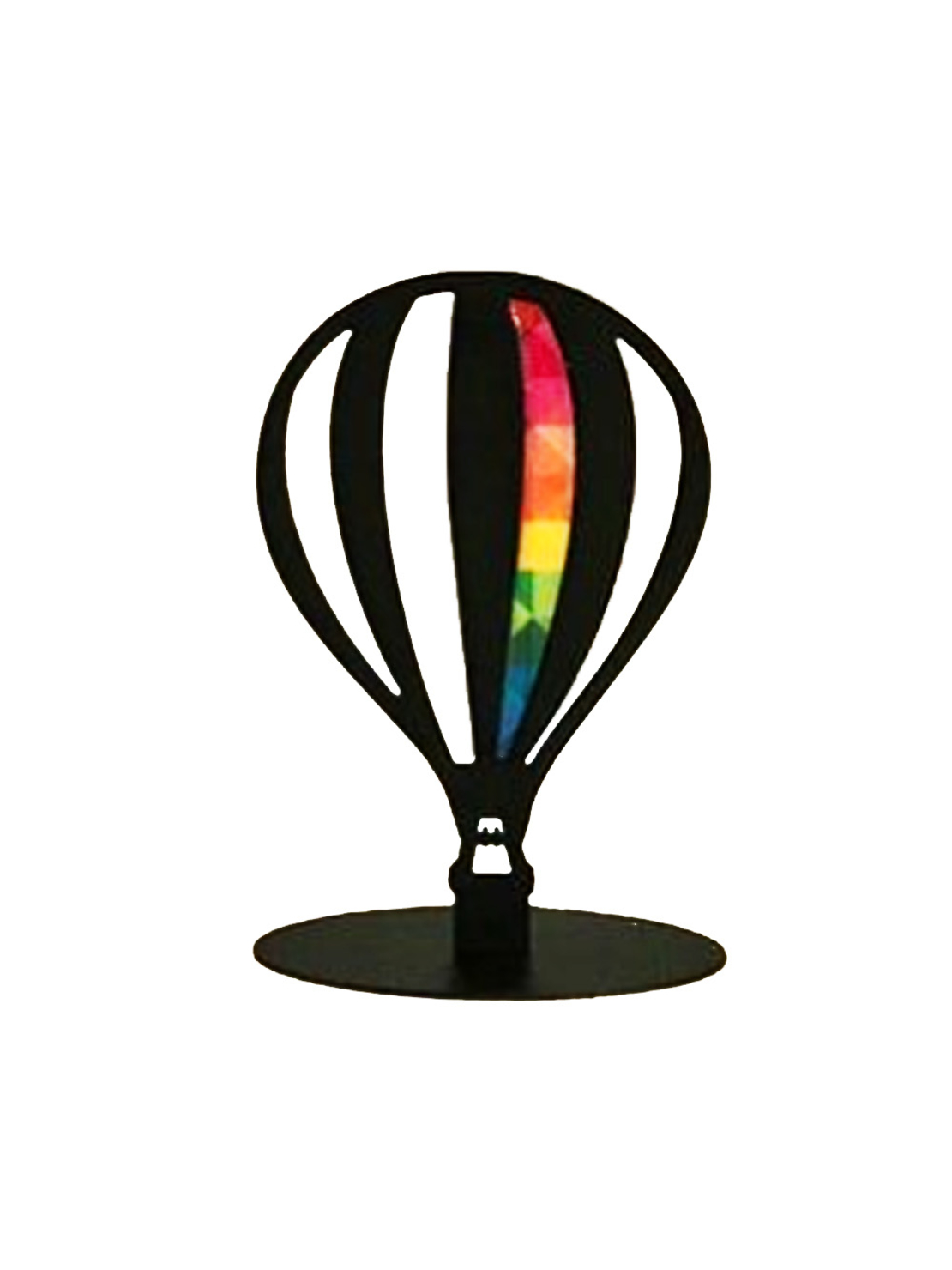 Sculpture of Colorful-Black Hot Air Baloon