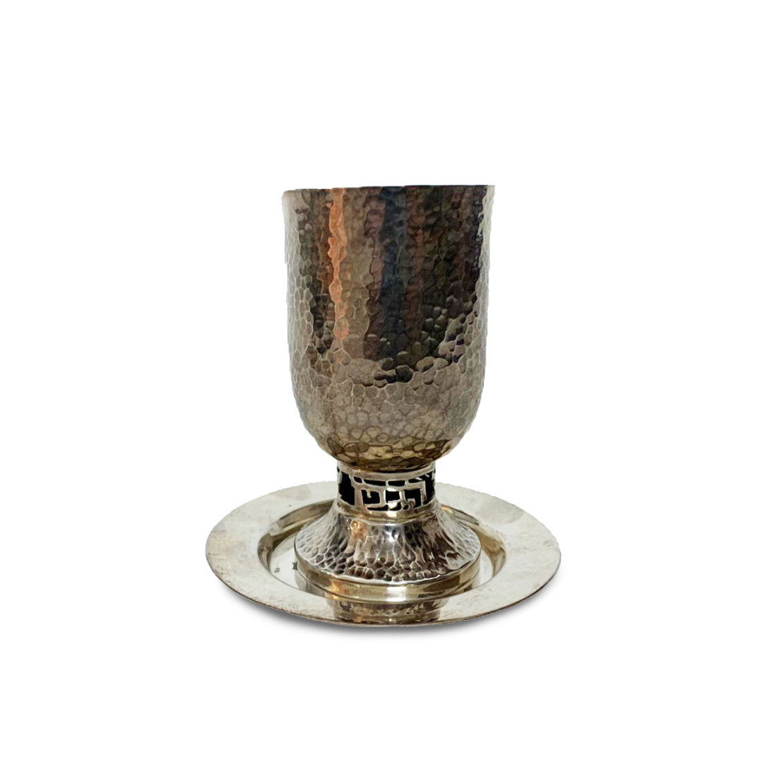 Pure Silver Cup and Caucer For Kiddush