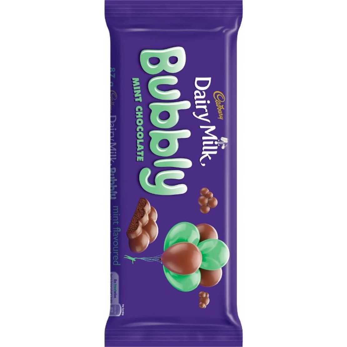 - Clearance Cadbury (South Africa) Bubbly Mint 87 gr