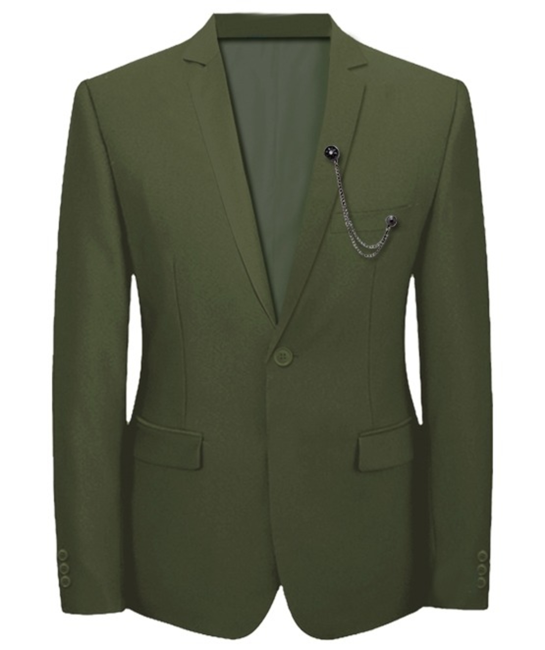 חליפה  SUPER SLIM FIT ירוק כהה