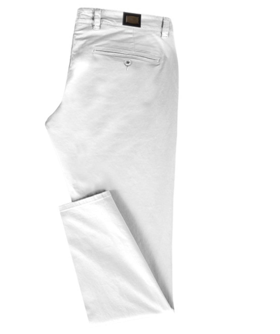 מכנסיים Skinny Cotton/Stretch- לבן