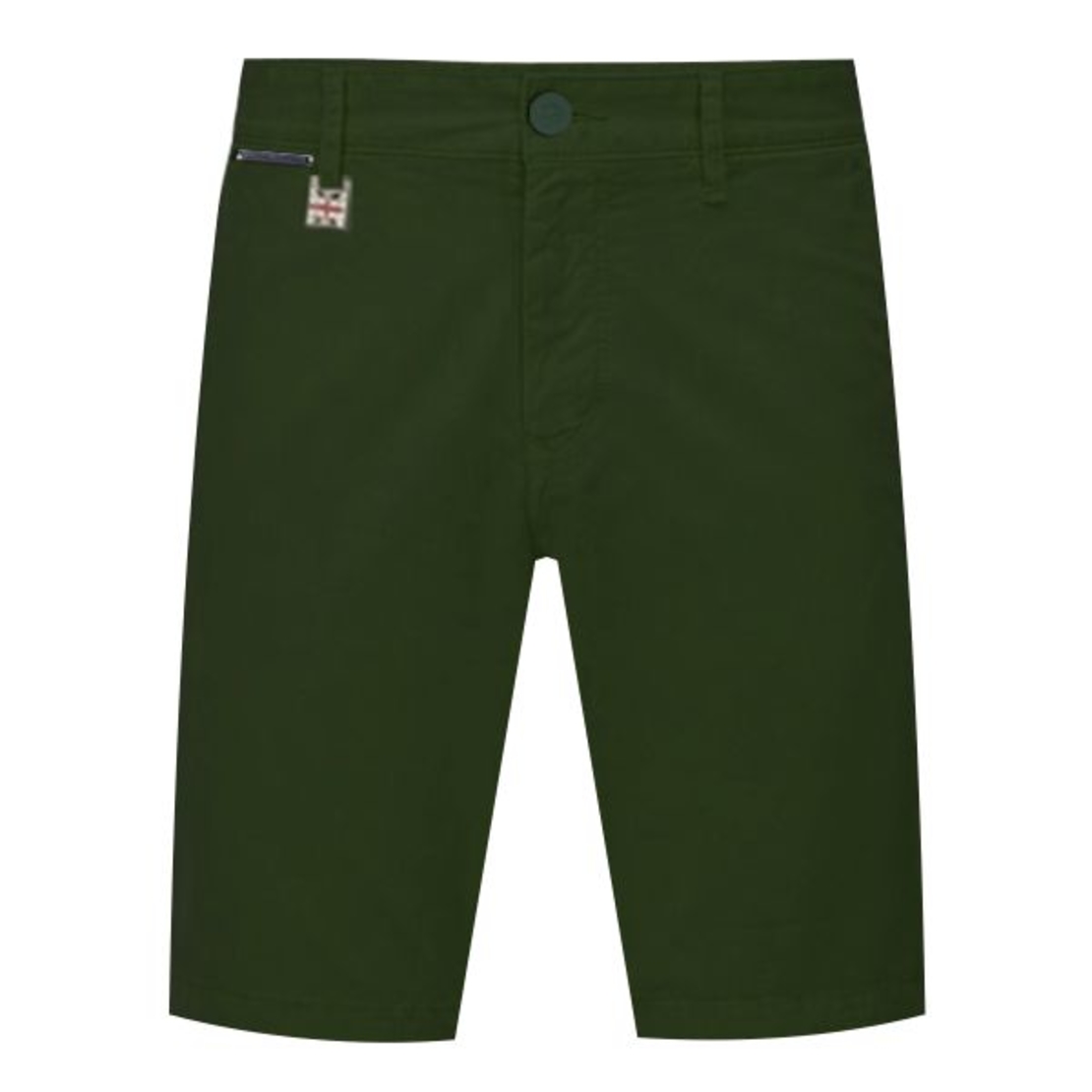 מכנסי כותנה קצרים - ירוק אוליב