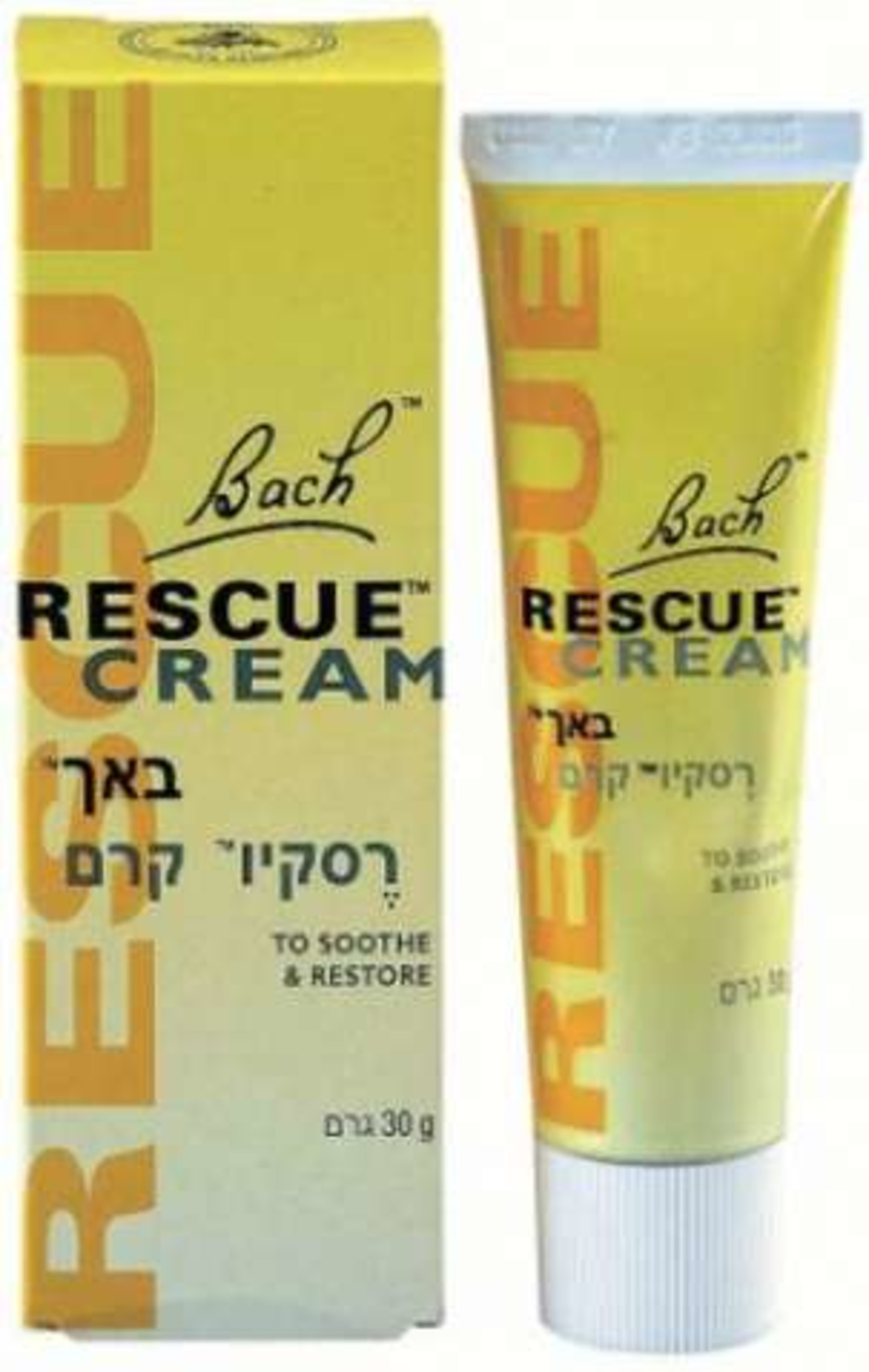 רסקיו קרם - פרחי באך להרגעת העור Rescue Cream