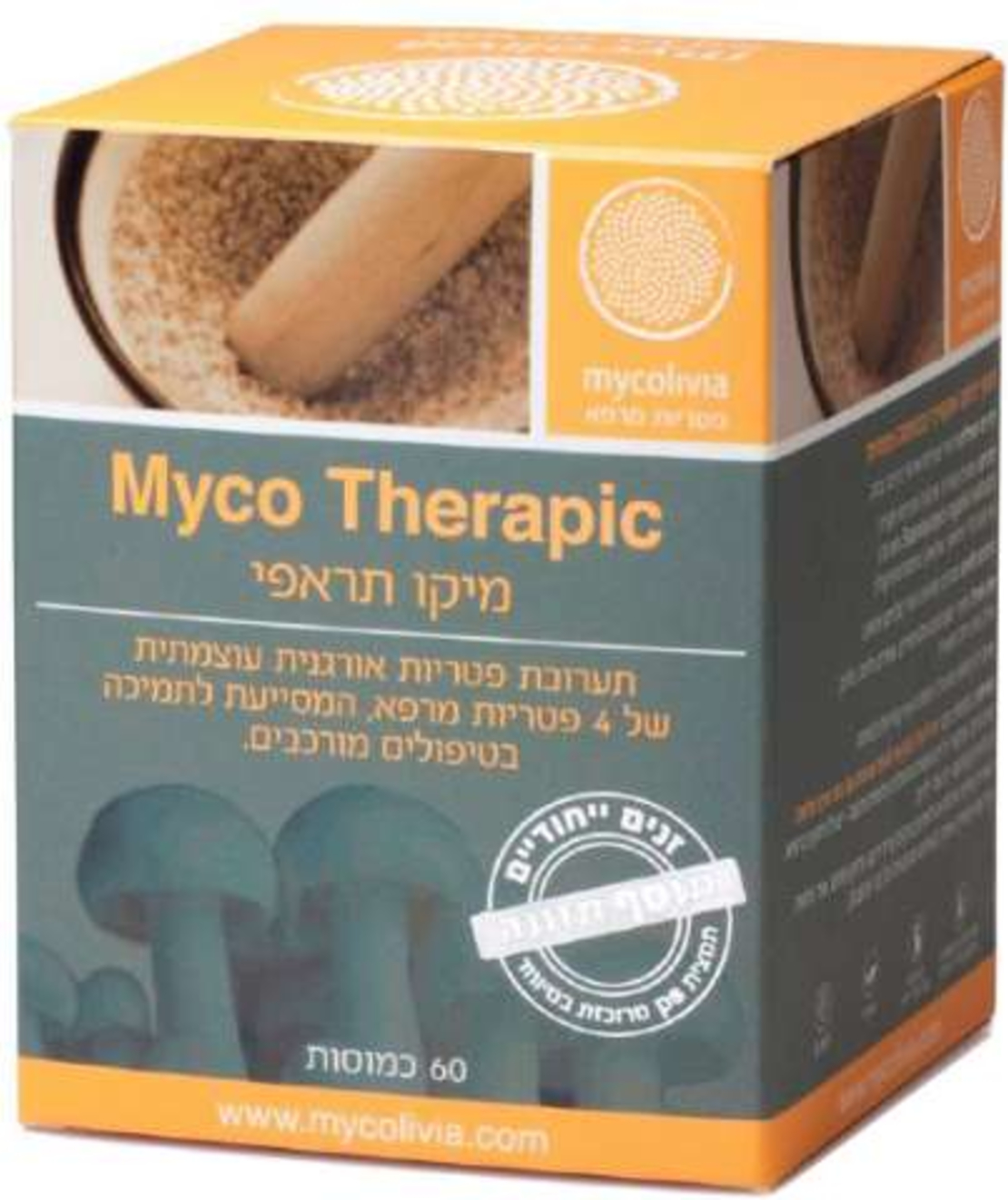 מיקו תראפיק - שילוב פטריות מרפא Myco Therapic