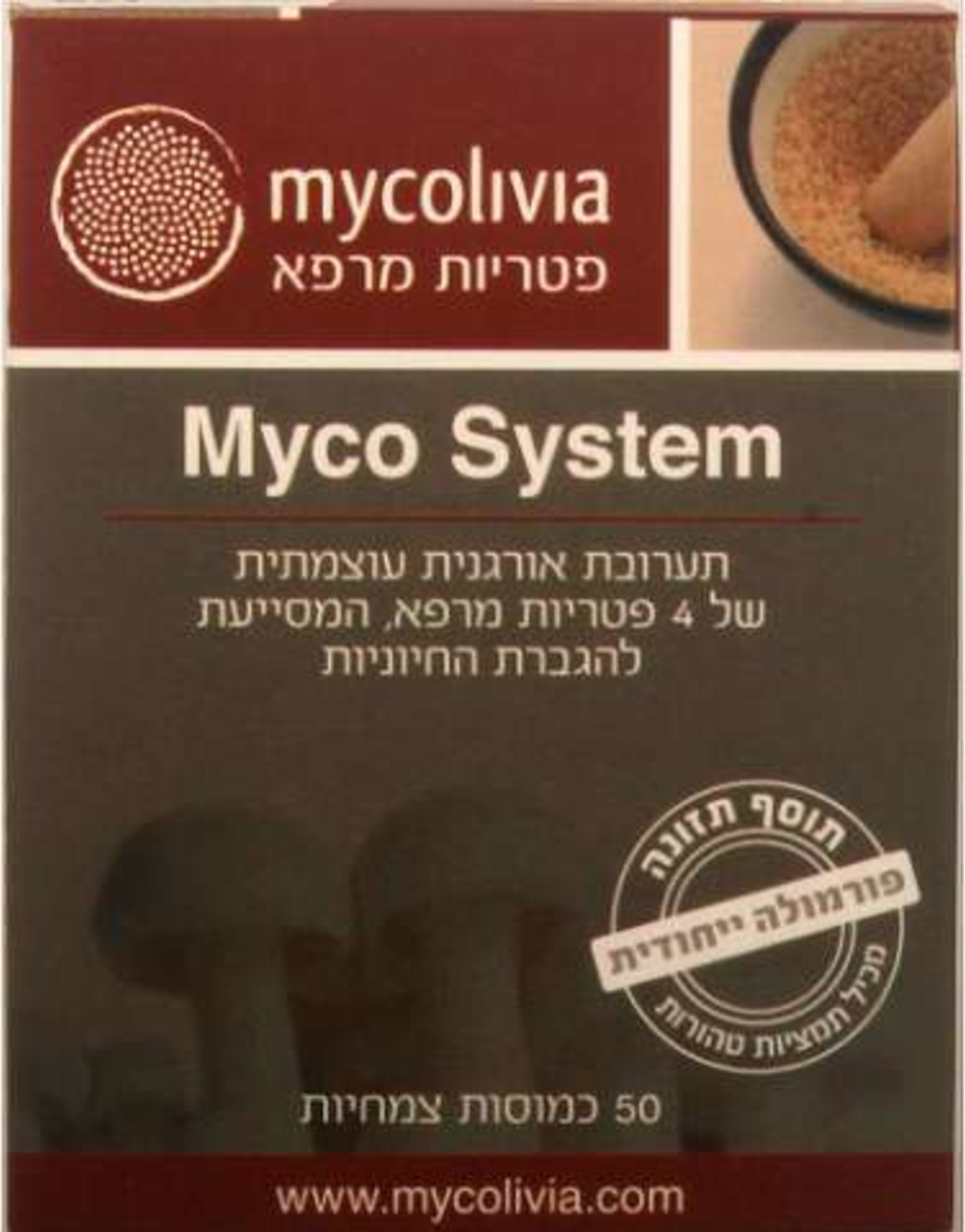 מיקו סיסטם - שילוב פטריות מרפא Myco System