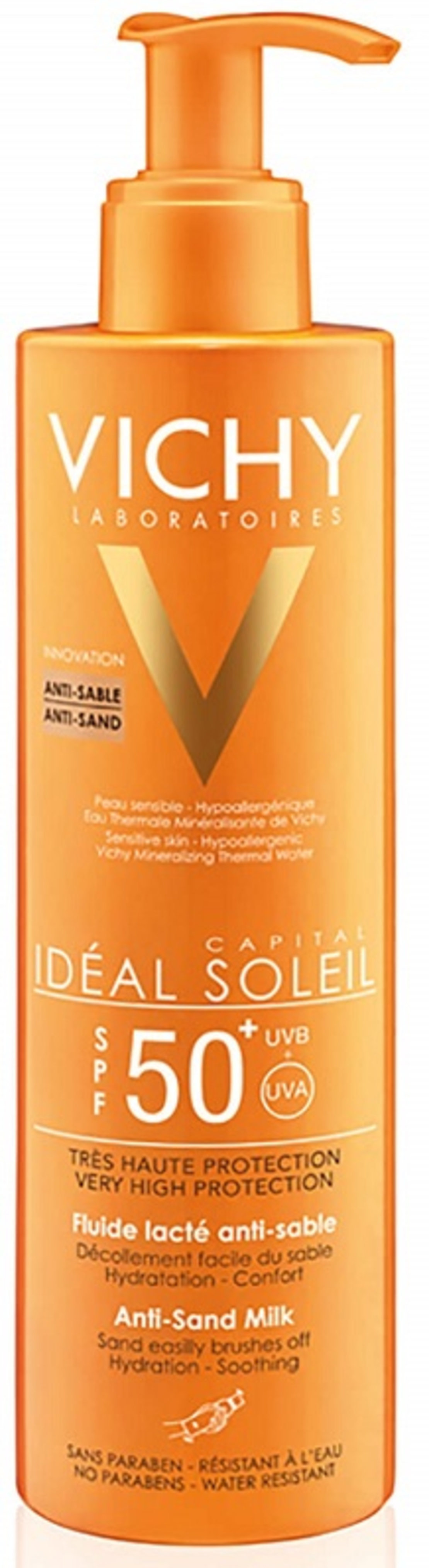 וישי - אידיאל סוליי תחליב הגנה דוחה חול Vichy Ideal Soleil Anti-Sand Milk