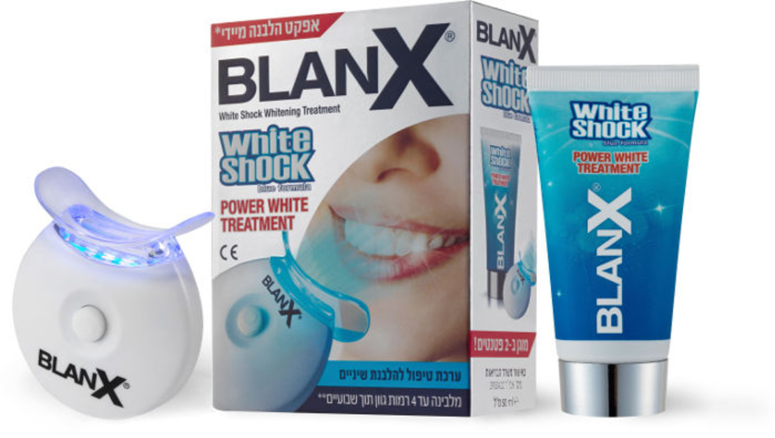 בלאנקס וויט שוק ערכה להלבנת שיניים BlanX White Shock Kit