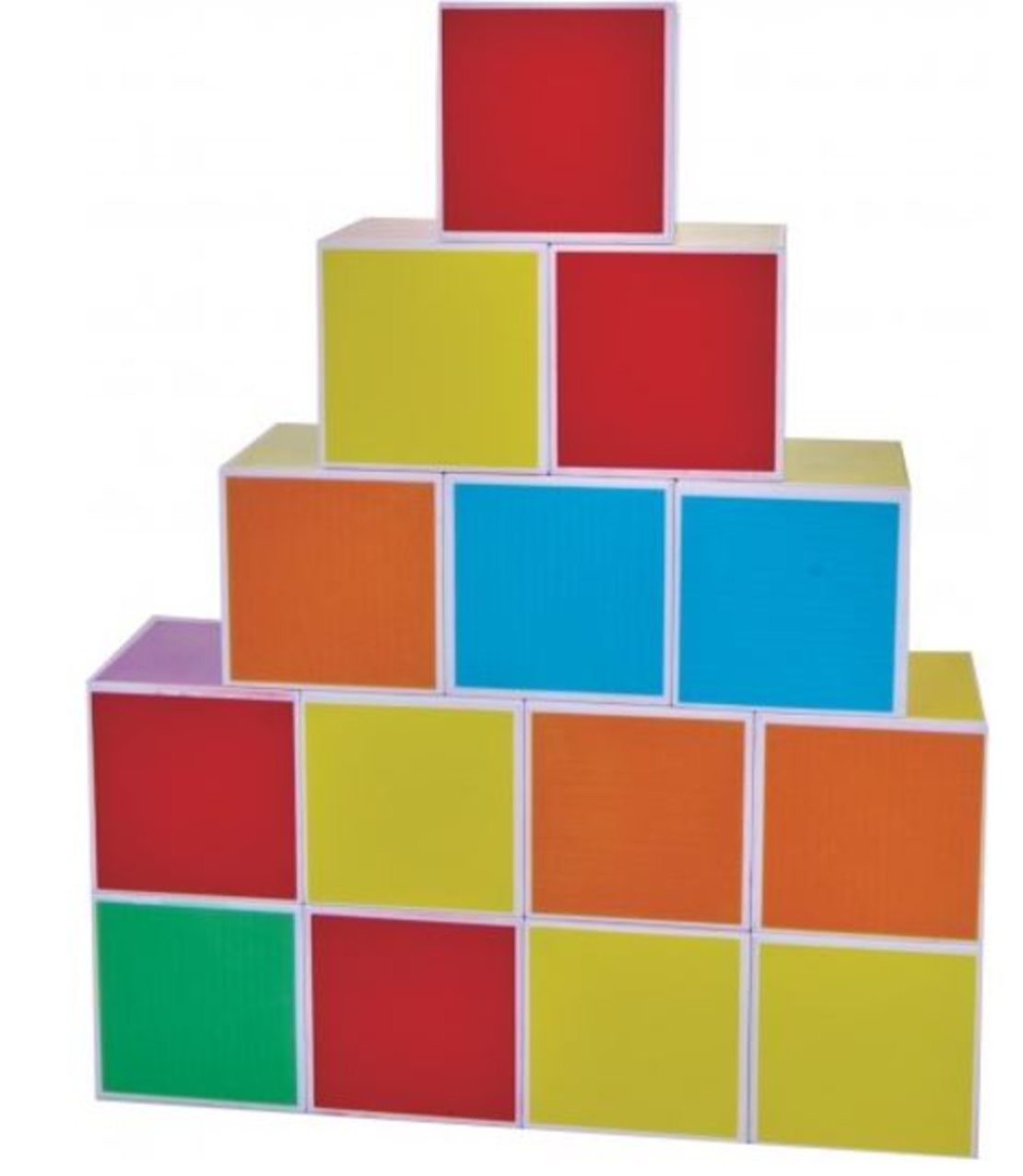 קוביות מגנט 64 חלקים צבעוני (כל קוביה 6 צבעים) (5cm)