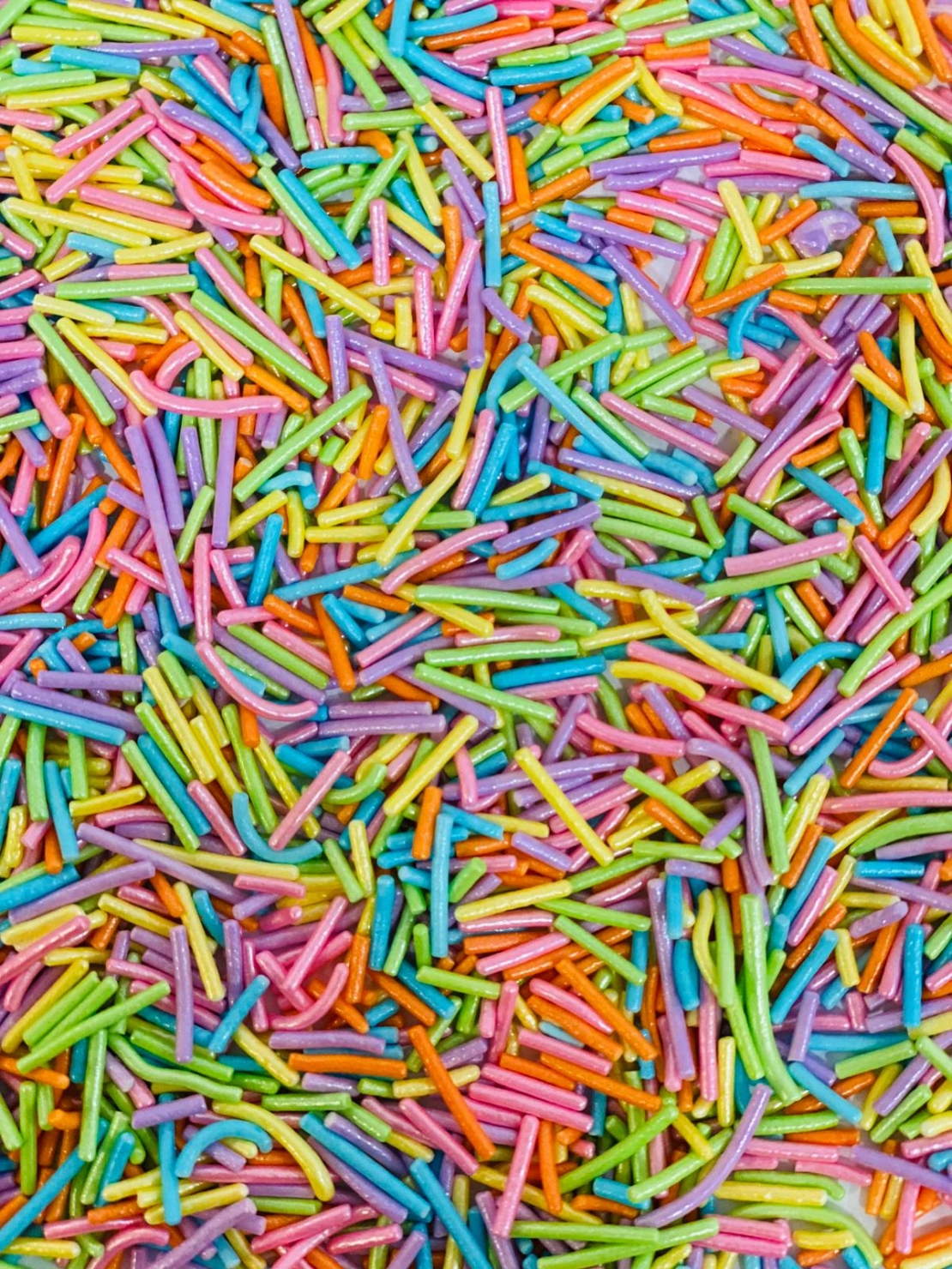 איטריות סוכר בצבעים מטאלים - 250 גרם