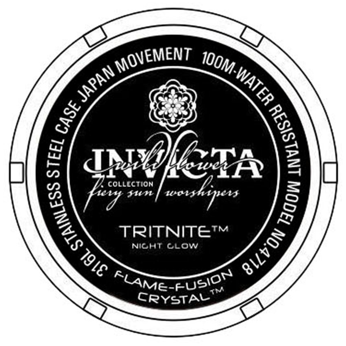שעון Invicta Wildflower לאישה דגם 4718