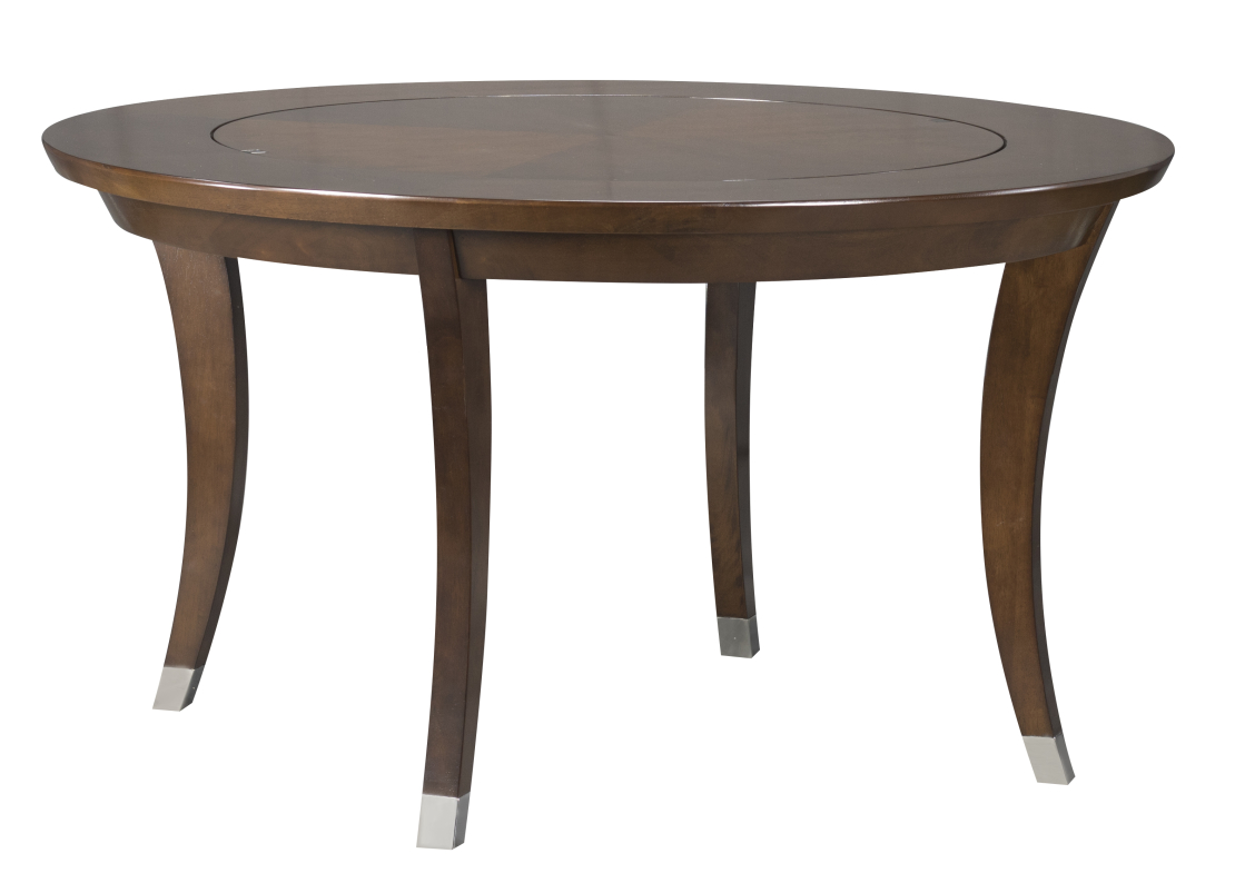 Legacy שולחן קלפים +שולחן אוכל דגם Heritage מעץ מאסיבי קוטר 122 ס״מ עם מנגנון הפליפ טופ