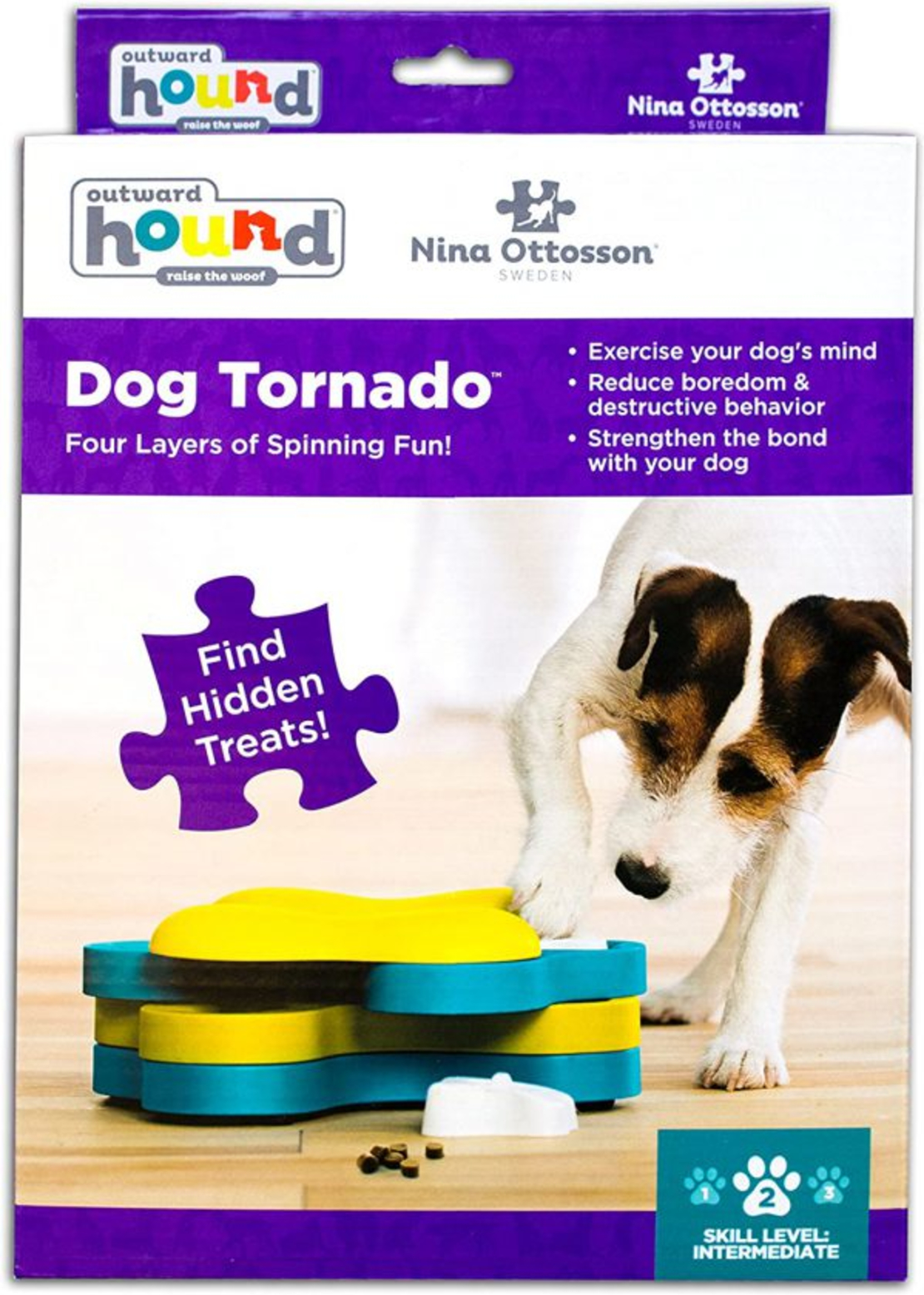 משחק חשיבה לכלב - Dog tornado puzzle