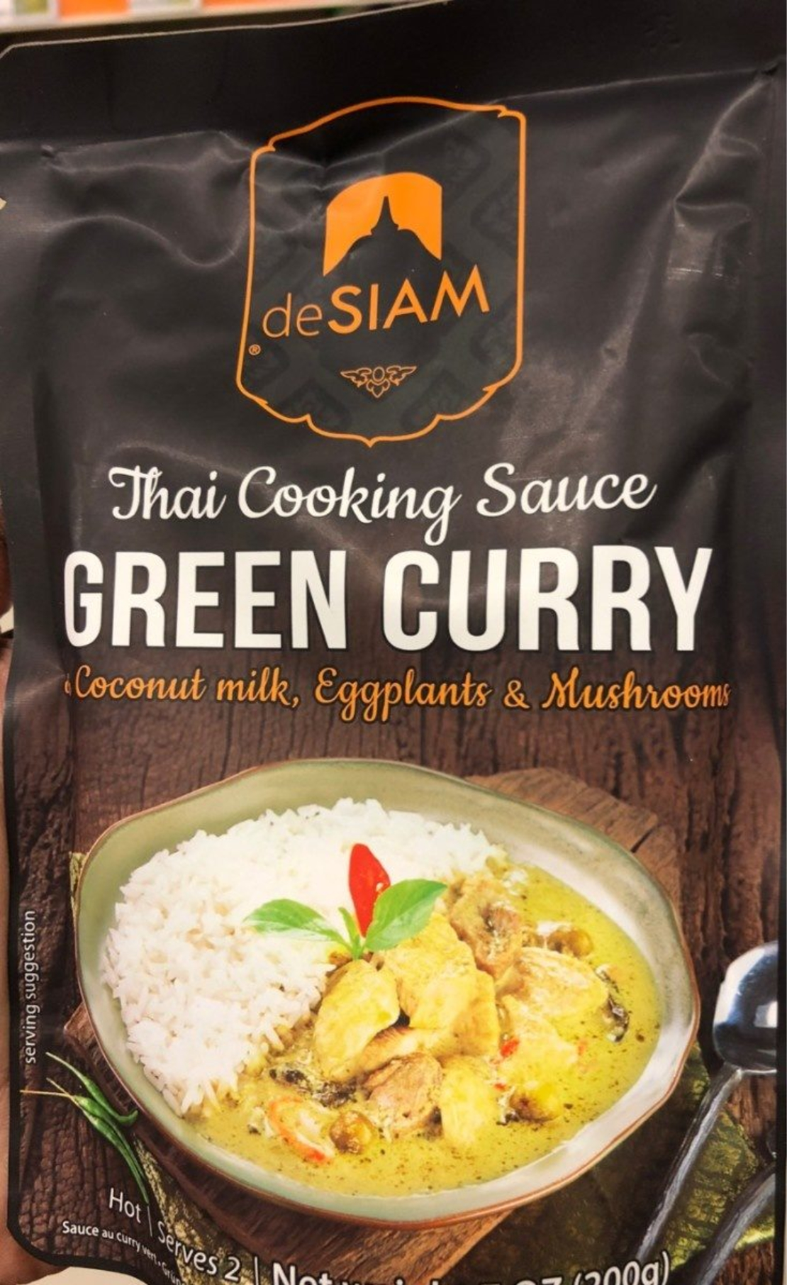 SIAM- green curry- thai cooking sauce 