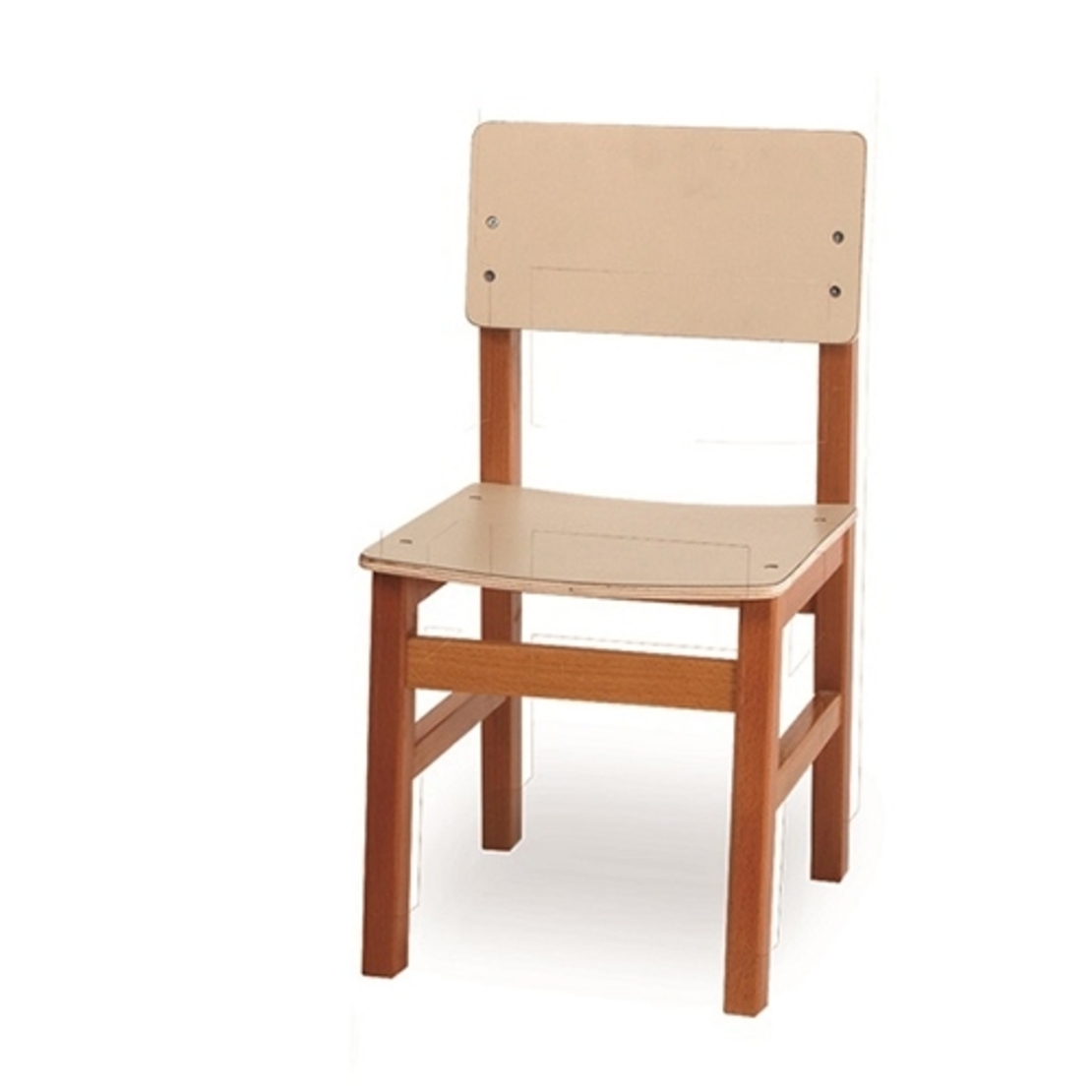 כסא גן רגל עץ פורמיקה NG