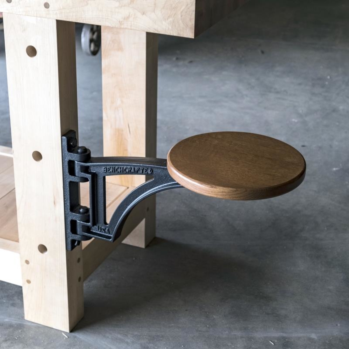 מושב ברזל יצוק לשולחן עבודה- רק פרזול