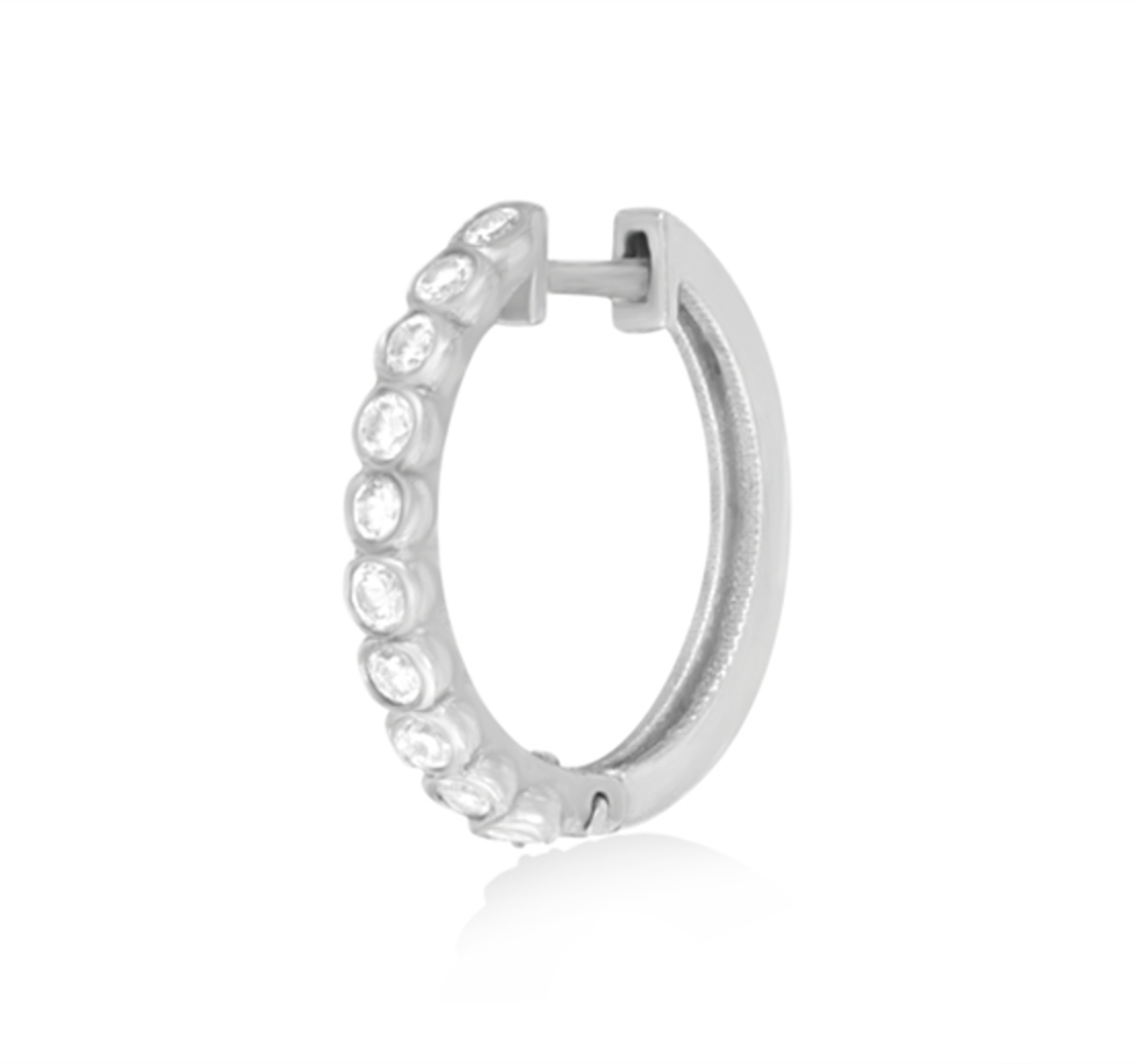 Emanuel Hoop diamond earrings