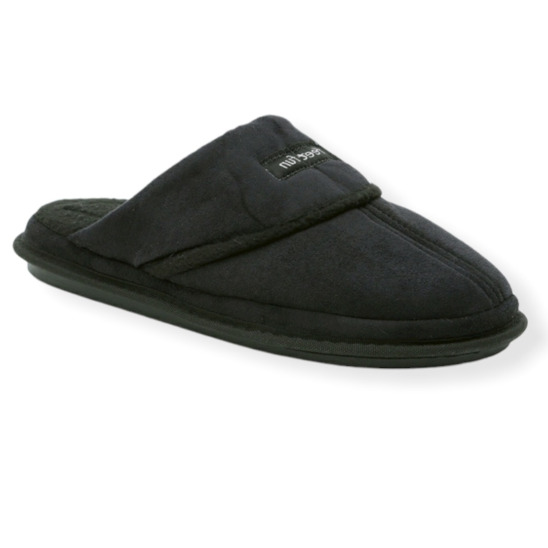 נעלי בית פיט פאן לגבר- מני פליז שחור אפור