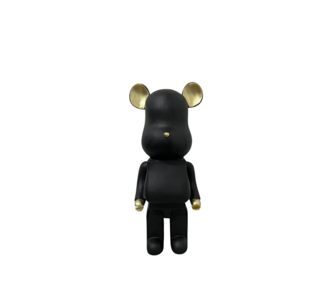 פסל דובי שחור זהב