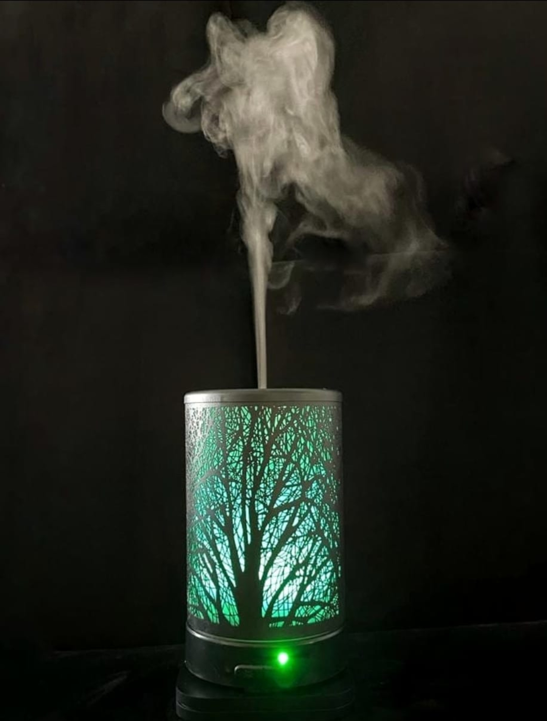דפיוזר scentchips - מכשיר אדים קרים ריחני מנורת לילה דגם עץ