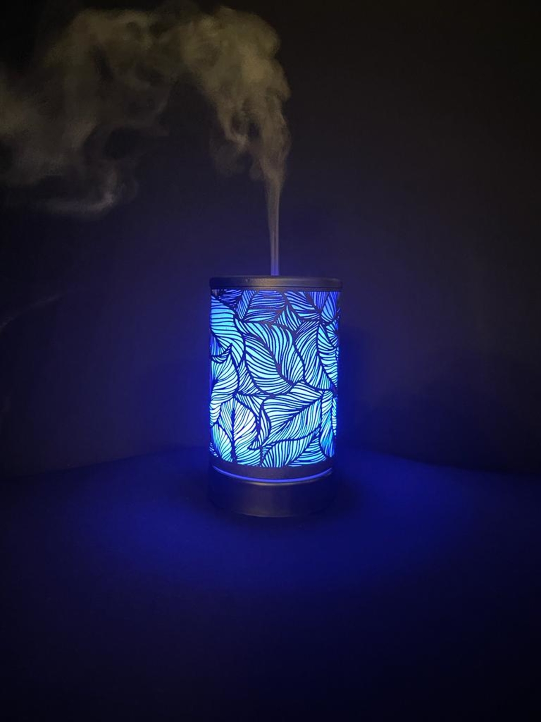 דפיוזר scentchips - מכשיר אדים קרים ריחני מנורת לילה דגם עלים