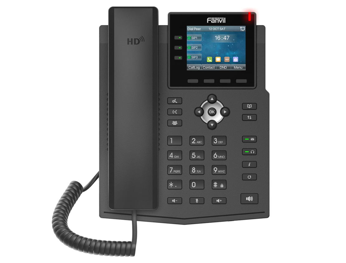 טלפון IP מתקדם לעסקים FANVIL X3U